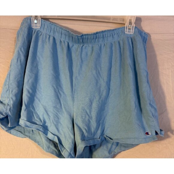 Champion Womens Active Shorts Elastic Waist Shorts Plus Size 3X Comfy Blue - Picture 1 of 2